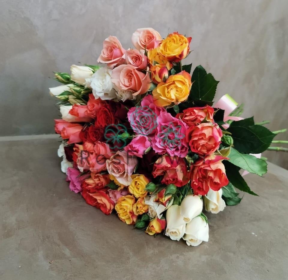 Букет цветов из: Розы в Ясной Поляне