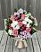 Букет цветов из: Альстромерии, Гвоздики, Розы и Хризантемы в Ясной Поляне