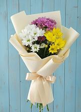 Букет цветов из:  Хризантемы в Ясной Поляне