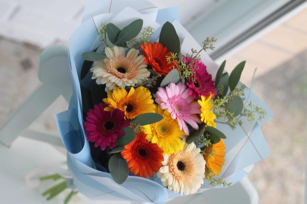 Букет цветов из: Герберы в Ясной Поляне