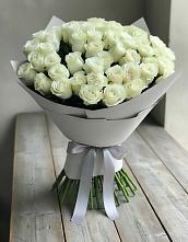 Букет 35 Белых роз в Ясной Поляне