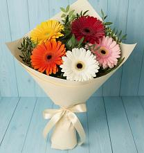 Букет цветов из:  Герберы в Ясной Поляне