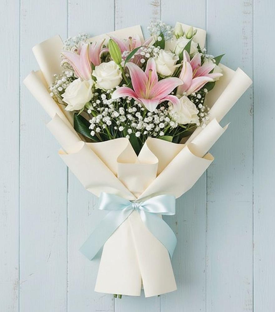 Букет цветов из: Лилии в Ясной Поляне