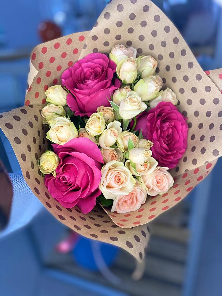 Букет цветов из: Розы в Ясной Поляне