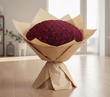 Букет 101 Красная роза в Ясной Поляне