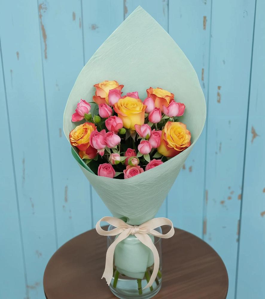 Букет цветов из: Розы в Ясной Поляне