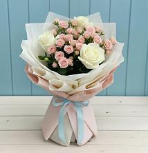 Букет цветов из:  Розы в Ясной Поляне