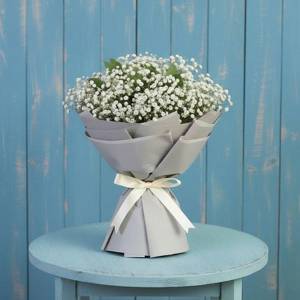 Букет цветов из: Гипсофила в Ясной Поляне