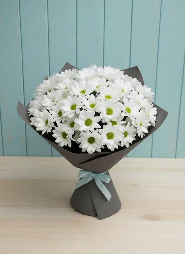 Букет цветов из: Хризантемы в Ясной Поляне