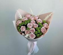 Букет цветов из:  Розы и Хризантемы #REPLACE_PRED# Ясной Поляне