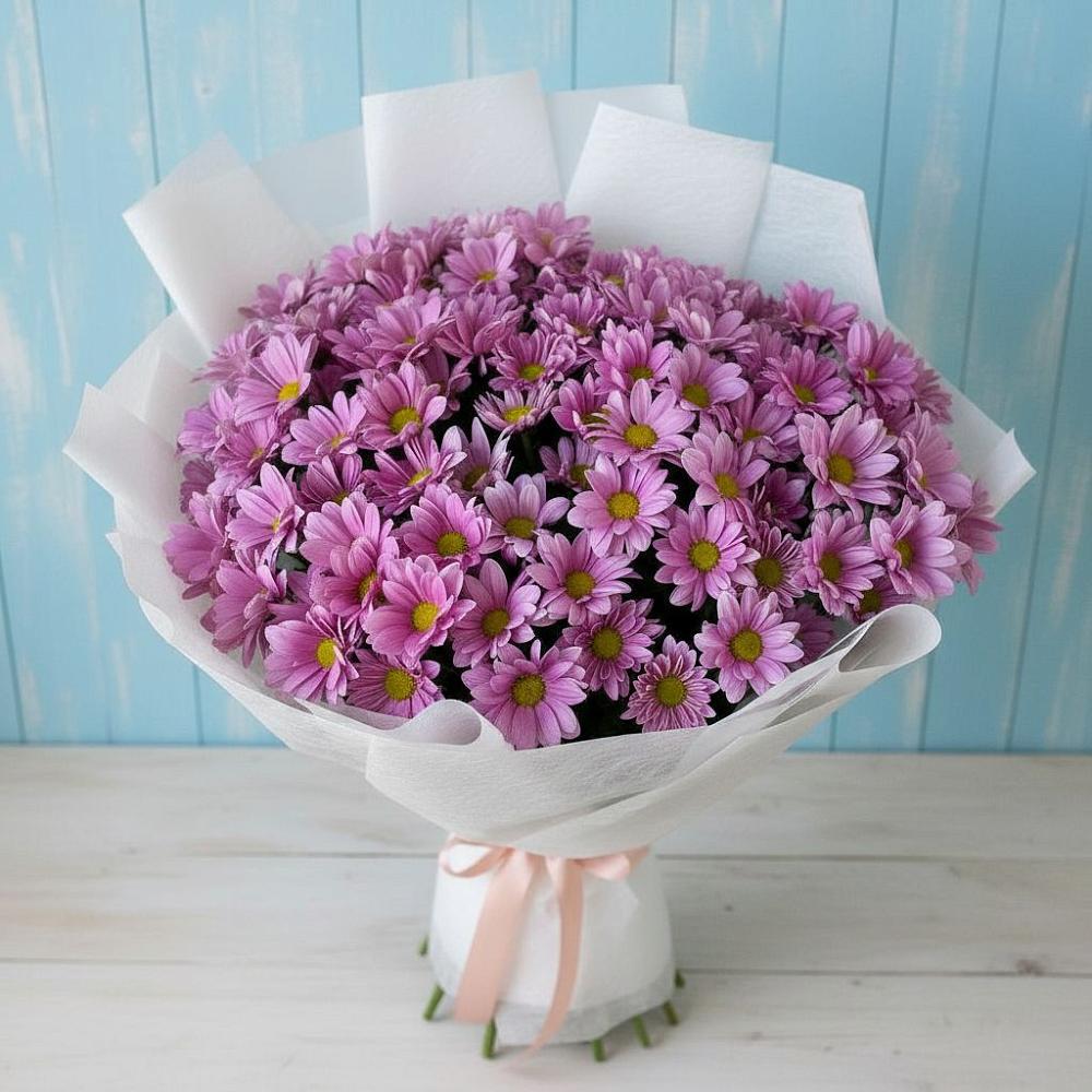 Букет цветов из: Хризантемы в Ясной Поляне
