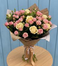 Букет цветов из:  Розы в Ясной Поляне