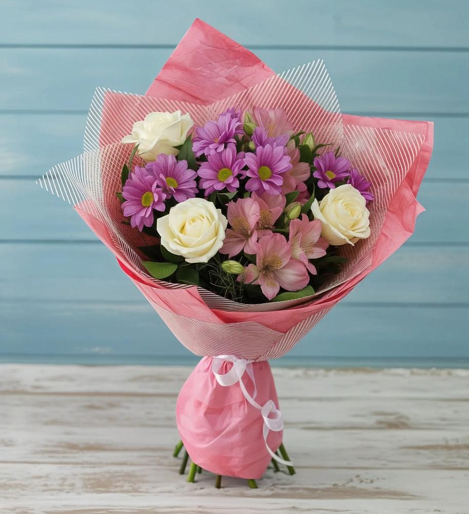 Букет цветов из: Герберы в Ясной Поляне