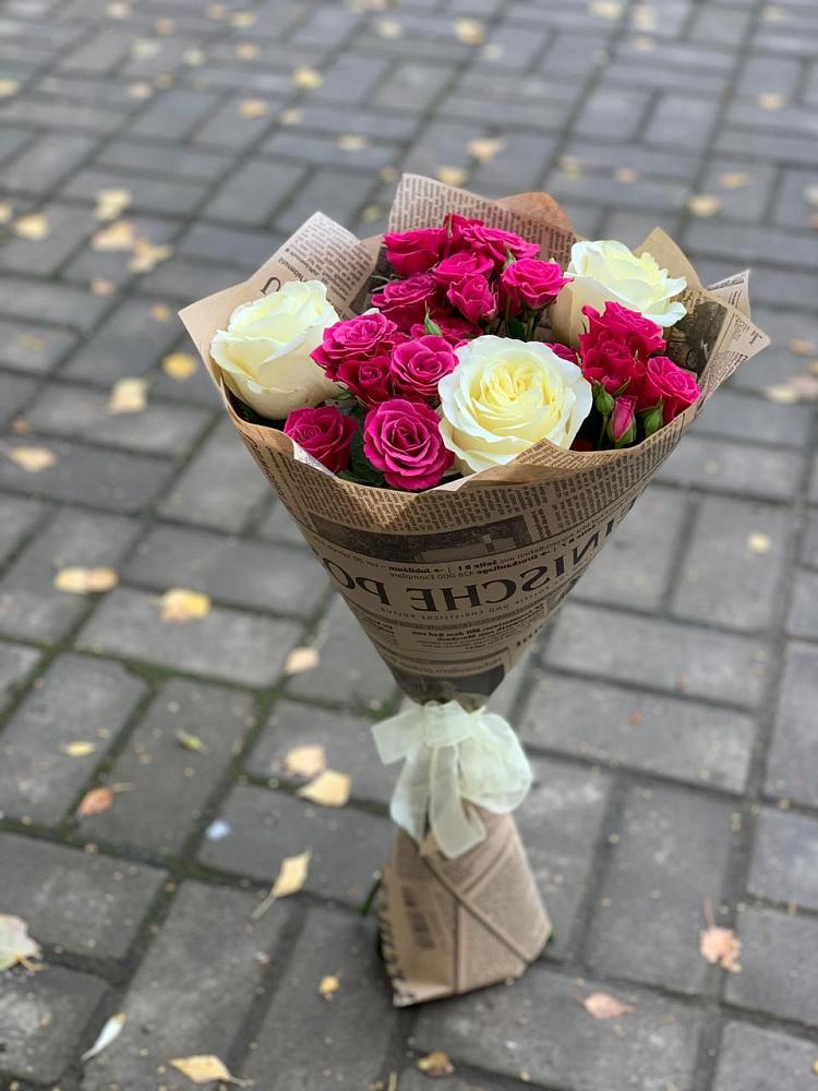 Букет цветов из: Розы в Ясной Поляне