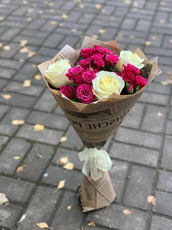 Букет цветов из: Розы в Ясной Поляне