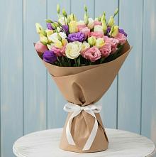 Букет цветов из:  Лизиантусы #REPLACE_PRED# Ясной Поляне