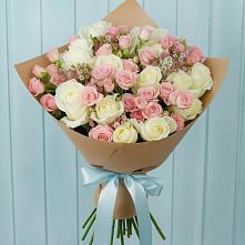 Букет цветов из:  Розы #REPLACE_PRED# Ясной Поляне